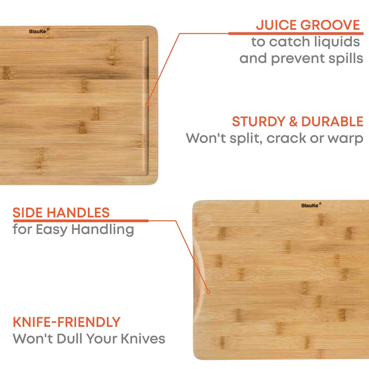 Wood Cutting Board 15x10 inch