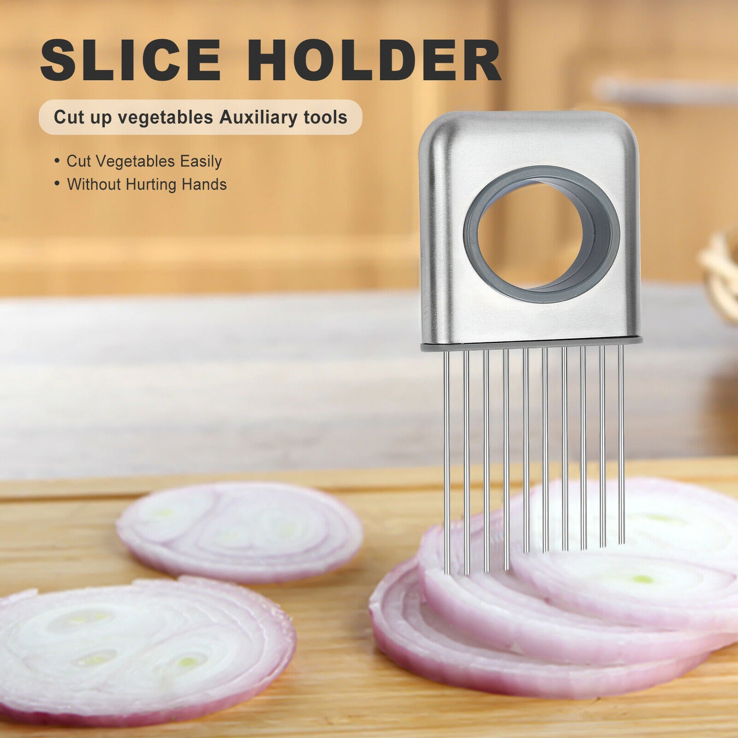 Onion Holder Stainless Steel Kitchen Gadget