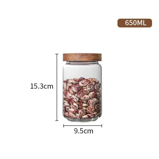 Glass Airtight Storage Jar